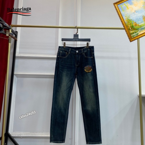 Replica Balenciaga Jeans For Men #1251286 $48.00 USD for Wholesale