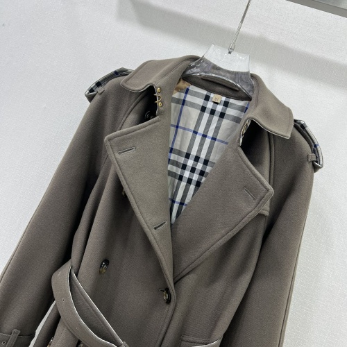 Replica Burberry Trench Coat Long Sleeved For Women #1251441 $225.00 USD for Wholesale