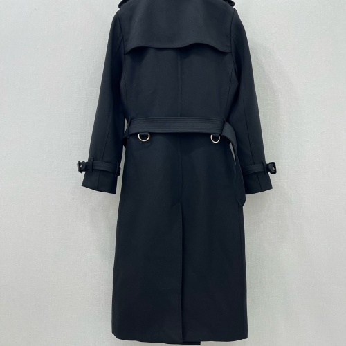 Replica Burberry Trench Coat Long Sleeved For Women #1251443 $202.00 USD for Wholesale