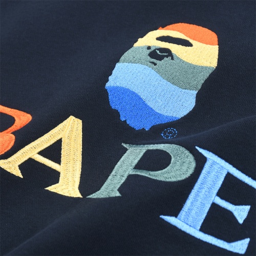 Replica Bape Hoodies Long Sleeved For Men #1251467 $45.00 USD for Wholesale