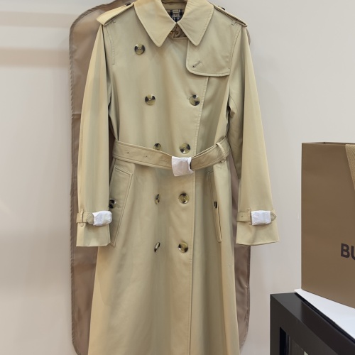 Burberry Trench Coat Long Sleeved For Women #1252035