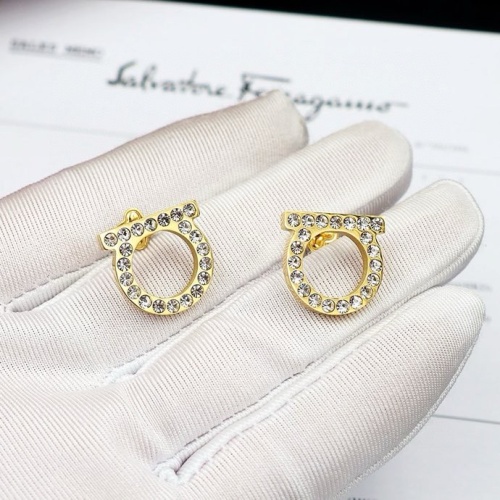 Replica Salvatore Ferragamo Earrings For Women #1252084 $23.00 USD for Wholesale