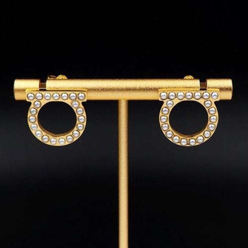 Replica Salvatore Ferragamo Earrings For Women #1252085 $23.00 USD for Wholesale