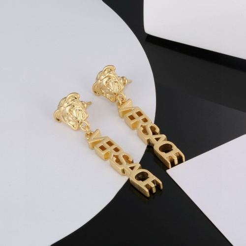 Replica Versace Earrings For Women #1252092 $25.00 USD for Wholesale