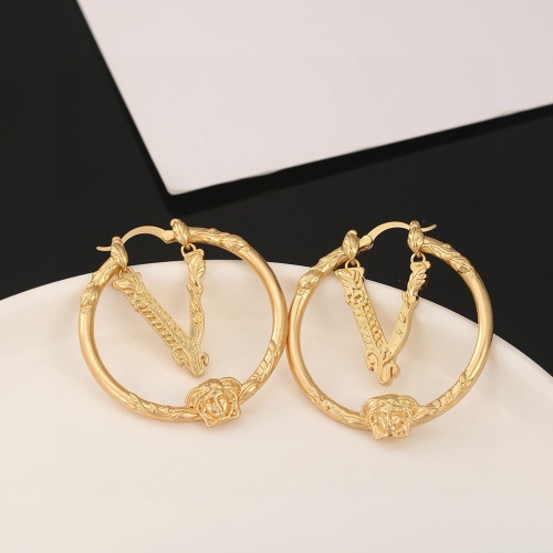 Replica Versace Earrings For Women #1252097 $29.00 USD for Wholesale