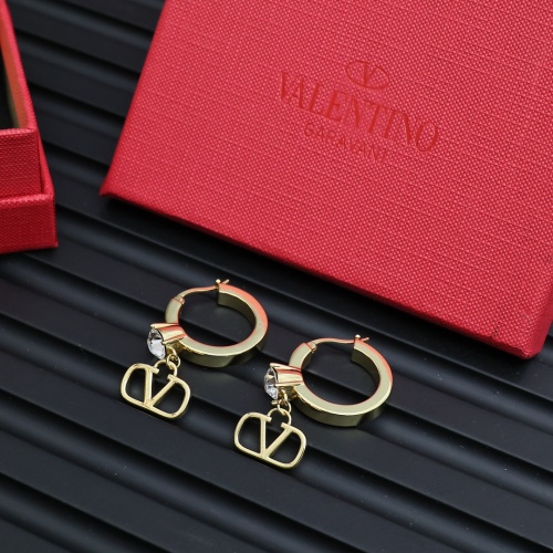 Replica Valentino Earrings For Women #1252129 $25.00 USD for Wholesale