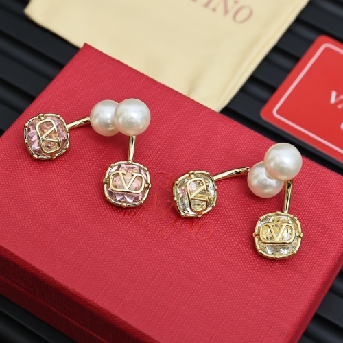 Replica Valentino Earrings For Women #1252137 $27.00 USD for Wholesale