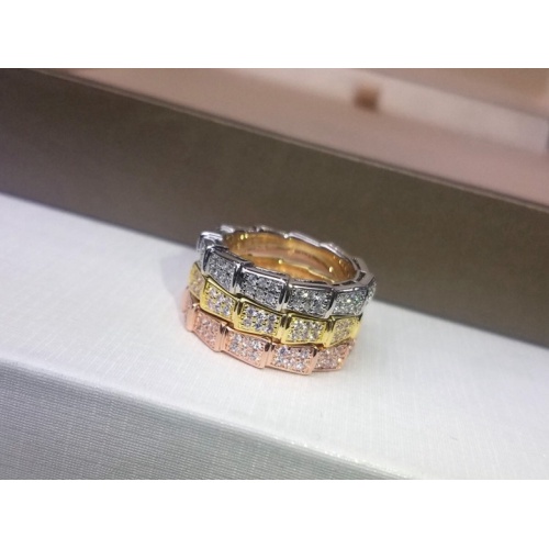 Replica Bvlgari Rings For Women #1252372 $25.00 USD for Wholesale