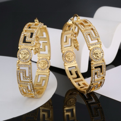 Replica Versace Earrings For Women #1252708 $40.00 USD for Wholesale