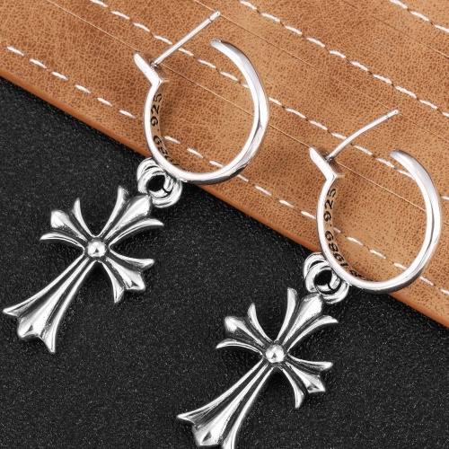 Replica Chrome Hearts Earrings For Women #1252817 $32.00 USD for Wholesale