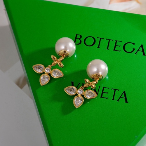 Replica Bottega Veneta Earrings For Women #1252907 $27.00 USD for Wholesale