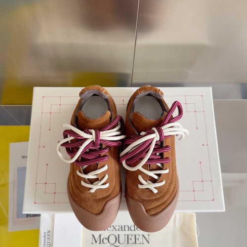 Replica Alexander McQueen Casual Shoes For Women #1253542 $115.00 USD for Wholesale