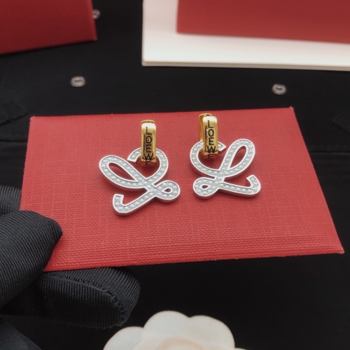 Replica LOEWE Earrings For Women #1253680 $32.00 USD for Wholesale