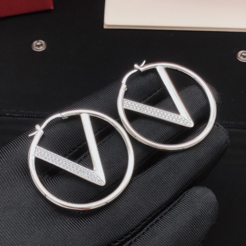 Replica Valentino Earrings For Women #1253737 $32.00 USD for Wholesale