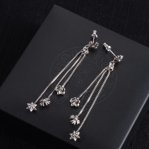 Replica Chrome Hearts Earrings #1253950 $34.00 USD for Wholesale