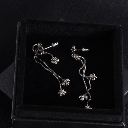 Replica Chrome Hearts Earrings #1253950 $34.00 USD for Wholesale