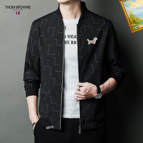 Replica Thom Browne Jackets Long Sleeved For Men #1254259 $60.00 USD for Wholesale