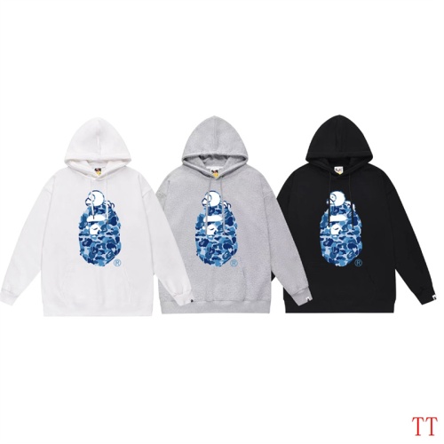 Replica Bape Hoodies Long Sleeved For Unisex #1254884 $42.00 USD for Wholesale