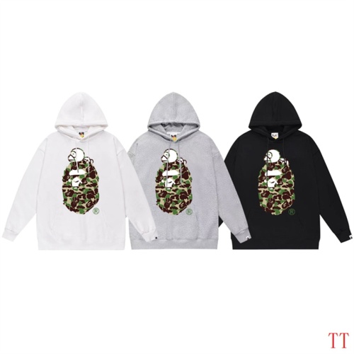 Replica Bape Hoodies Long Sleeved For Unisex #1254886 $42.00 USD for Wholesale