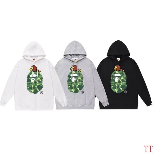 Replica Bape Hoodies Long Sleeved For Unisex #1254955 $42.00 USD for Wholesale