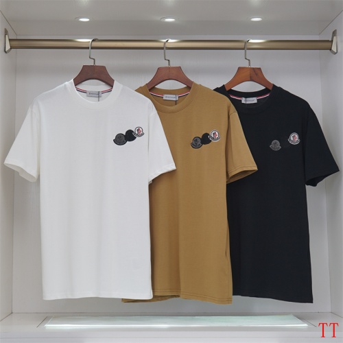 Replica Moncler T-Shirts Short Sleeved For Unisex #1255053 $32.00 USD for Wholesale