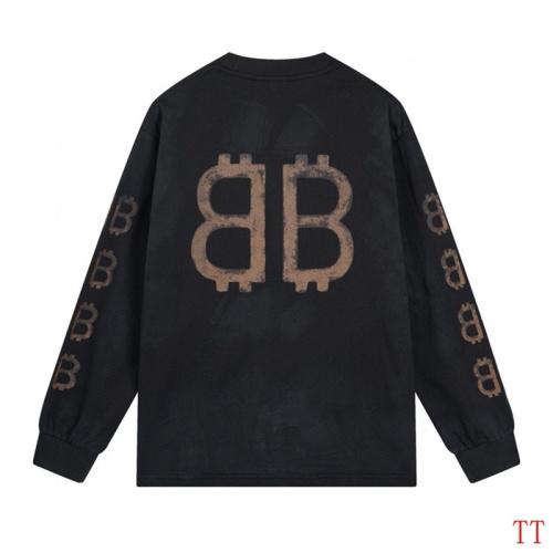 Replica Balenciaga T-Shirts Long Sleeved For Unisex #1255150 $45.00 USD for Wholesale