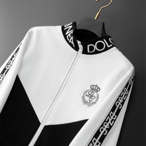 Replica Dolce & Gabbana D&G Tracksuits Long Sleeved For Men #1255253 $88.00 USD for Wholesale