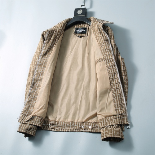 Replica Balmain Jackets Long Sleeved For Men #1255348 $45.00 USD for Wholesale