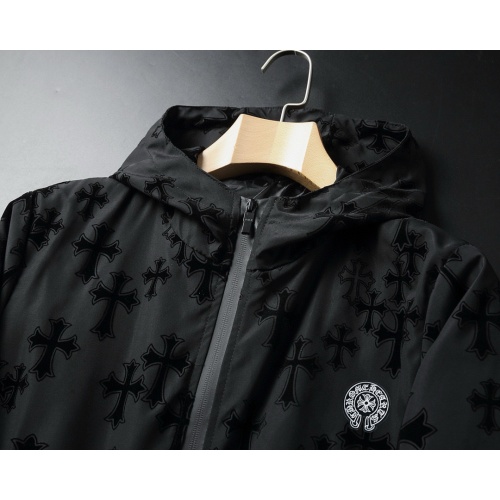 Replica Chrome Hearts Jackets Long Sleeved For Men #1255382 $60.00 USD for Wholesale