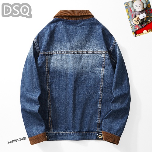 Replica Dsquared Jackets Long Sleeved For Men #1255458 $68.00 USD for Wholesale