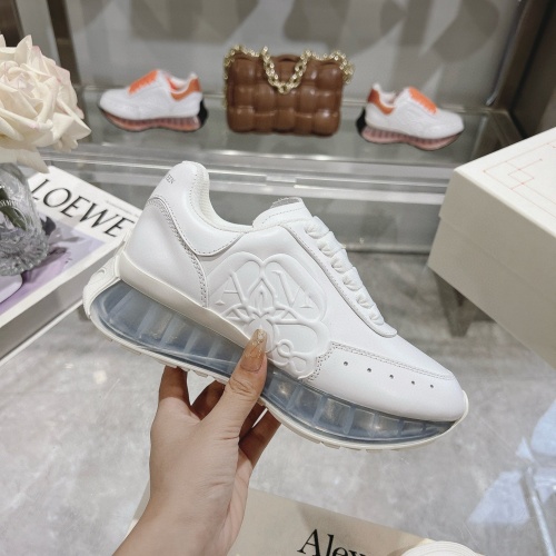 Replica Alexander McQueen Casual Shoes For Women #1255879 $115.00 USD for Wholesale