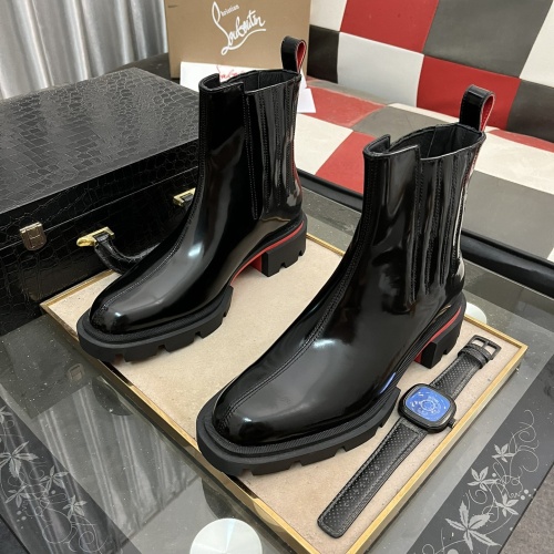 Replica Christian Louboutin Boots For Men #1255898 $150.00 USD for Wholesale