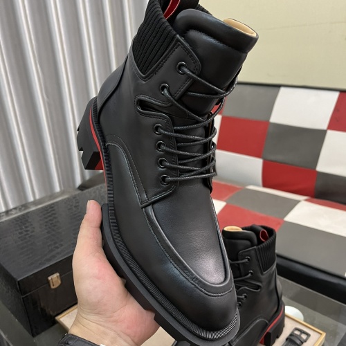 Replica Christian Louboutin Boots For Men #1255900 $150.00 USD for Wholesale