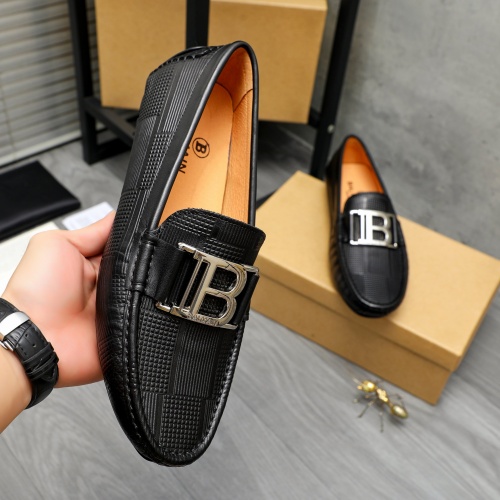 Replica Balmain Leather Shoes For Men #1255927 $68.00 USD for Wholesale