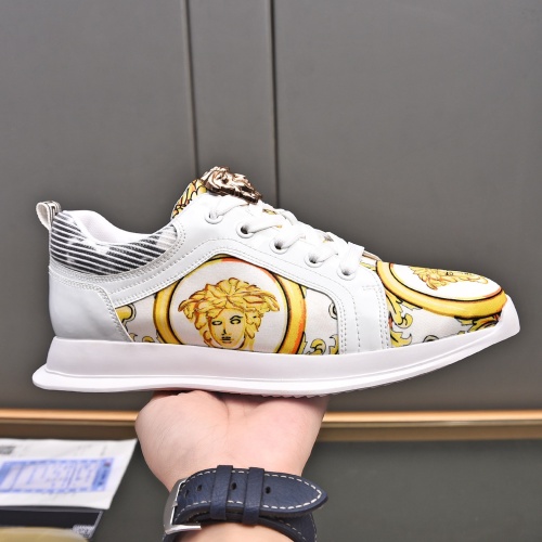 Replica Versace Casual Shoes For Men #1255959 $76.00 USD for Wholesale