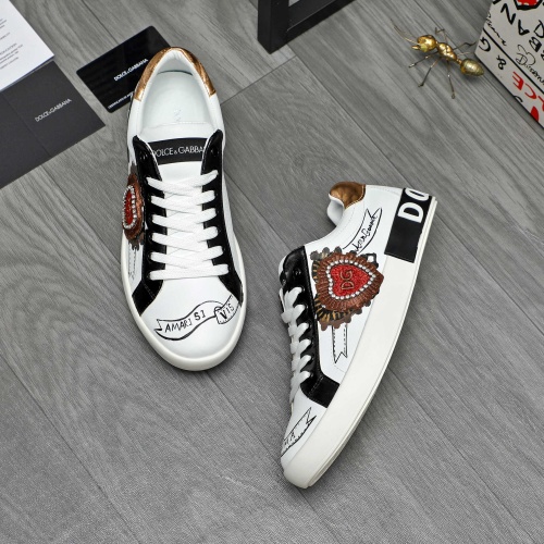 Replica Dolce & Gabbana D&G Casual Shoes For Women #1256048 $85.00 USD for Wholesale