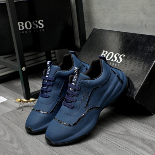 Replica Boss Casual Shoes For Men #1256242 $98.00 USD for Wholesale