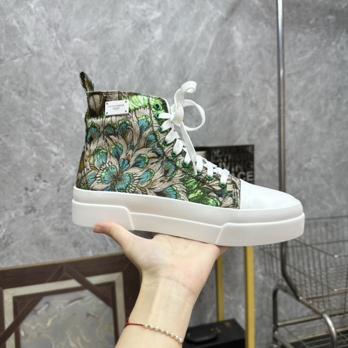 Replica Dolce & Gabbana D&G High Top Shoes For Men #1256311 $82.00 USD for Wholesale