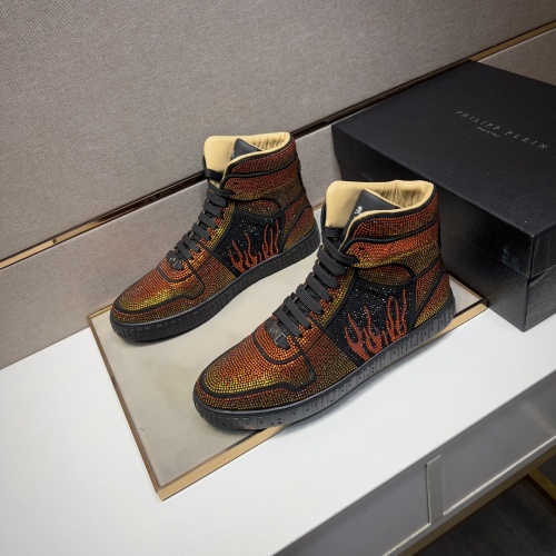 Philipp Plein PP High Tops Shoes For Men #1256616, $108.00 USD, [ITEM#1256616], Philipp Plein PP High Tops Shoes