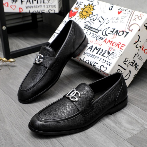 Dolce &amp; Gabbana D&amp;G Leather Shoes For Men #1256937, $125.00 USD, [ITEM#1256937], Dolce &amp; Gabbana D&amp;G Leather Shoes