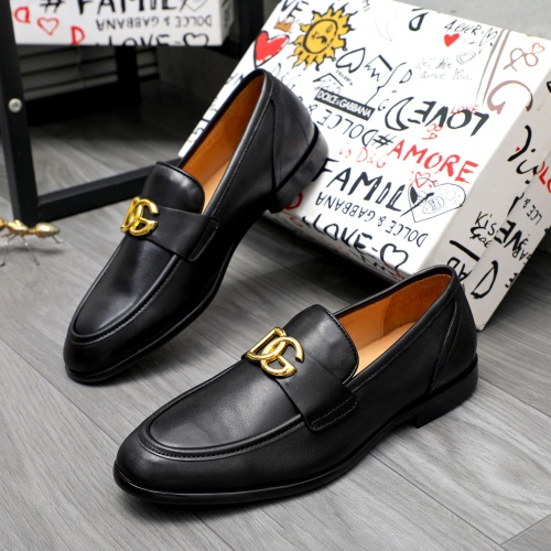 Dolce &amp; Gabbana D&amp;G Leather Shoes For Men #1256938, $125.00 USD, [ITEM#1256938], Dolce &amp; Gabbana D&amp;G Leather Shoes