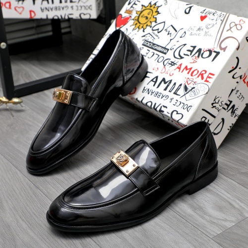 Dolce &amp; Gabbana D&amp;G Leather Shoes For Men #1256944, $125.00 USD, [ITEM#1256944], Dolce &amp; Gabbana D&amp;G Leather Shoes