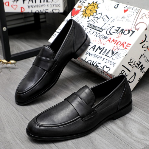 Dolce &amp; Gabbana D&amp;G Leather Shoes For Men #1256947, $125.00 USD, [ITEM#1256947], Dolce &amp; Gabbana D&amp;G Leather Shoes