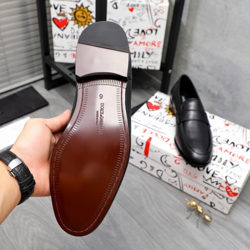 Replica Dolce & Gabbana D&G Leather Shoes For Men #1256947 $125.00 USD for Wholesale