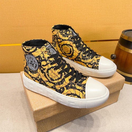 Versace High Tops Shoes For Men #1256962, $76.00 USD, [ITEM#1256962], Versace High Tops Shoes