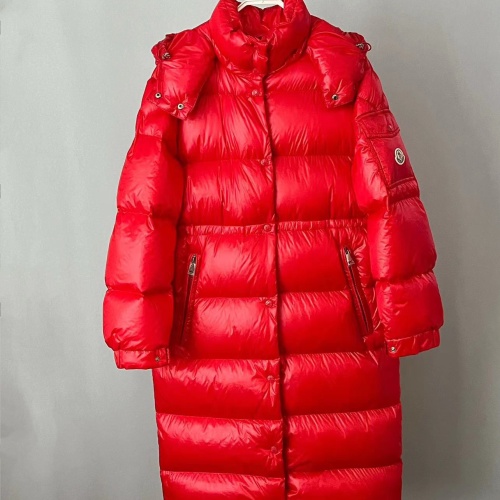 Moncler Down Feather Coat Long Sleeved For Women #1256984, $172.00 USD, [ITEM#1256984], Moncler Down Feather Coat