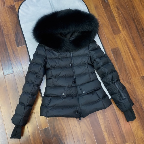 Moncler Down Feather Coat Long Sleeved For Women #1256993, $247.93 USD, [ITEM#1256993], Moncler Down Feather Coat