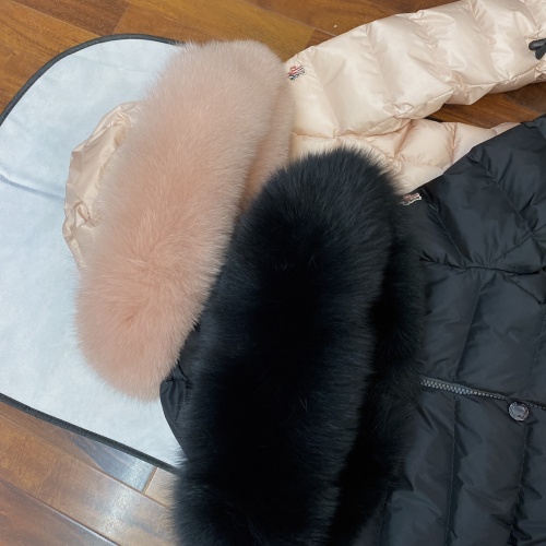 Replica Moncler Down Feather Coat Long Sleeved For Women #1256993 $247.93 USD for Wholesale