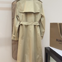 $327.27 USD Burberry Trench Coat Long Sleeved For Women #1252035