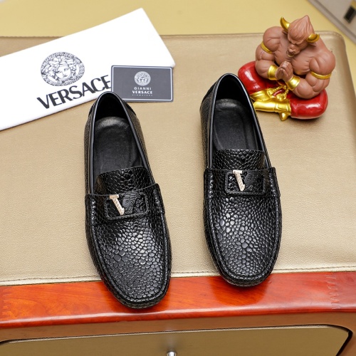 Versace Leather Shoes For Men #1257069, $68.00 USD, [ITEM#1257069], Versace Leather Shoes